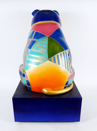 BUSTAMANTE, Sergio (1949-)
Polychrome dog
Papier-maché...