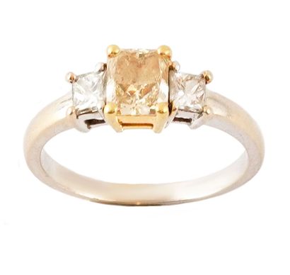 OR 18K, DIAMANT 1.02CT / 18K GOLD, 1.02CT...