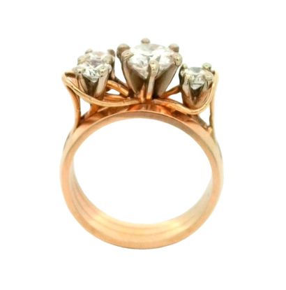 OR 14K, DIAMANTS / 14K GOLD, DIAMONDS
Bague...