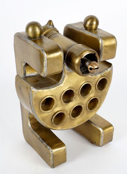 EUROPEAN SCHOOL 20TH C.
Untitled - Robot
Gilt...