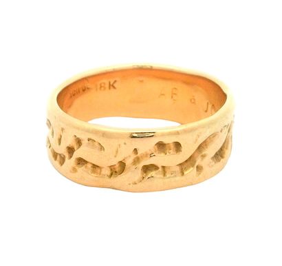 DELRUE, Georges (1920-2010)
Bague en or jaune...