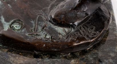 WHITE, Fritz (1930-2010)
Running soldier
Bronze...