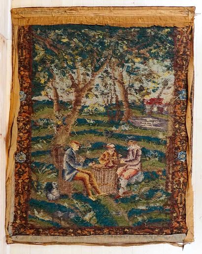 EUROPEAN TAPESTRY 1900s

European needlepoint...