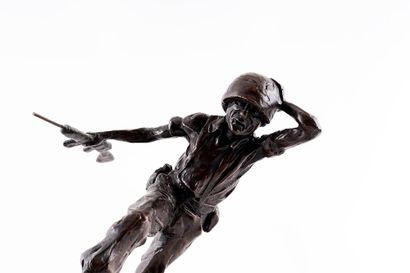 WHITE, Fritz (1930-2010)
Running soldier
Bronze...