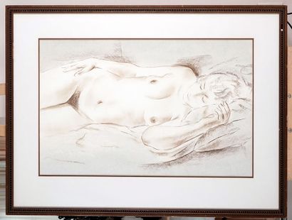 MUHLSTOCK, Louis (1904-2001)
Nu allongé
Pastel
Signé...