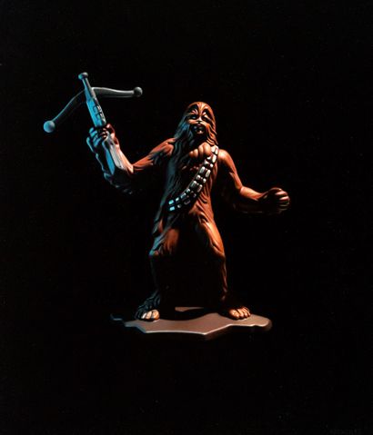 WALKER, Jason (1970-)
Chewbacca
Oil on board
Signed...