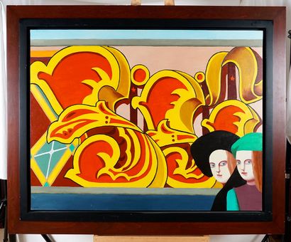 SCOTT, Louise (1936-2007)
Untitled
Oil on...