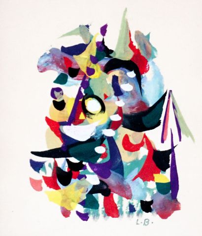 BELLEFLEUR, Léon (1910-2007)
Sans titre
Gouache
Signée...
