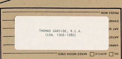 GARSIDE, Thomas (1906-1980)
Sans titre -...