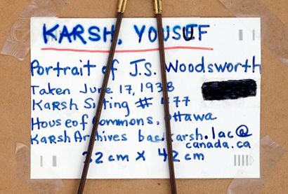 KARSH, Yousuf (1908-2002)
Portrait de James...