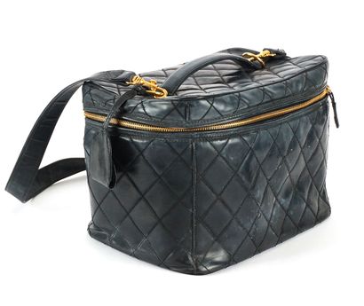 CHANEL
Chanel cosmetic toiletry bag in quilted...
