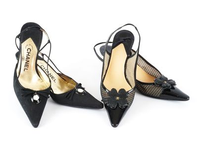 CHANEL
Two (2) pairs of Chanel sandals in...