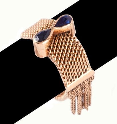 BAGUE OR 18K /18K GOLD RING 
Bague en or...