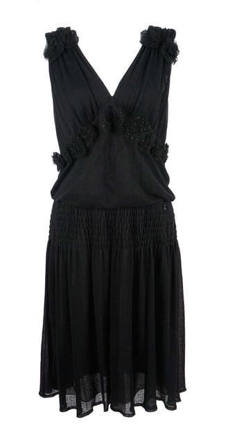 CHANEL
Robe noire Chanel, 74 % coton, avec...