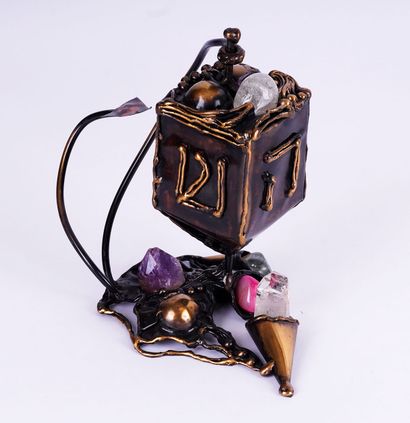 JUDAICA
Sculpture en céramique d'une fête...