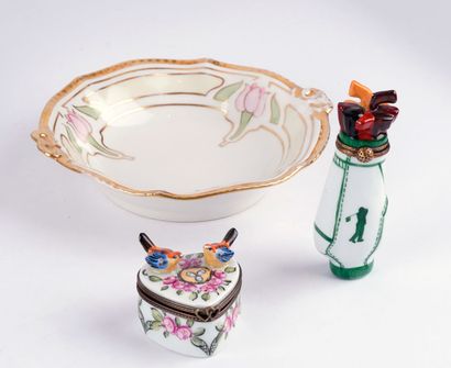 LIMOGES
Lot de porcelaine Limoges comprenant:
-...