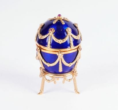 FABERGE, NEW YORK
Imperial egg, jewelry box,...