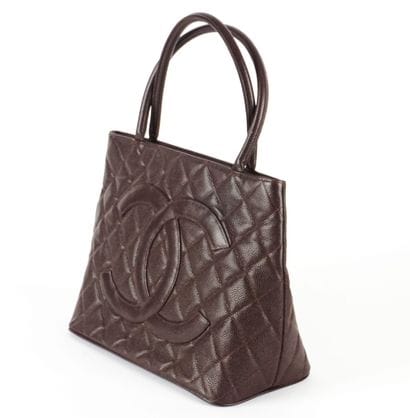 CHANEL
Chanel Brown Caviar Medallion tote...