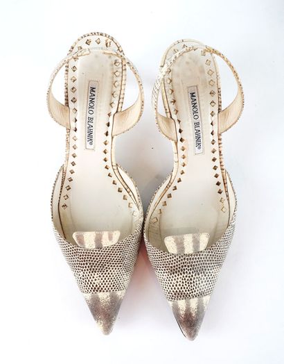MANOLO BLAHNIK
Three (3) pairs of Manolo...