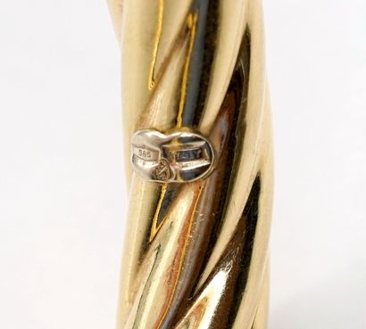 OR 14K / 14K GOLD
Bracelet rigide ouvrant...