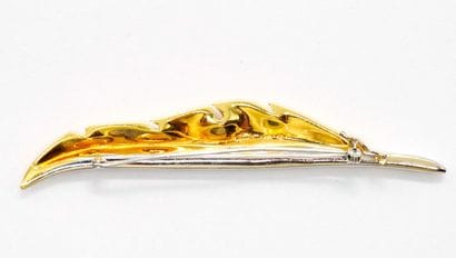 OR 18K, DIAMANTS / 18K GOLD, DIAMONDS
Broche...