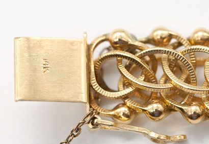 OR 14K / 14K GOLD
Bracelet en or jaune 14K...