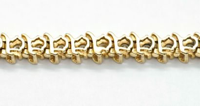 OR 14K, DIAMANTS / 14K GOLD, DIAMONDS
Bracelet...