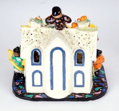 JUDAICA
Sculpture en céramique d'une fête...