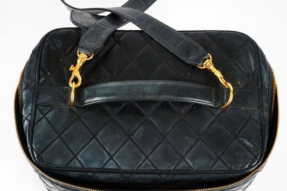 CHANEL
Chanel cosmetic toiletry bag in quilted...