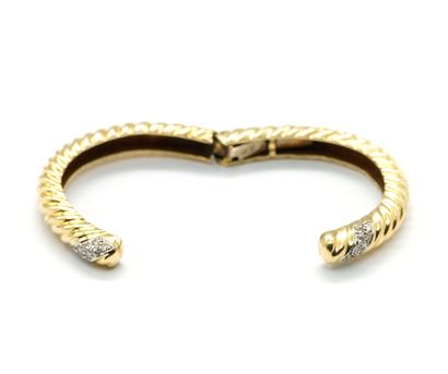 OR 14K, DIAMANTS / 14K GOLD, DIAMONDS
Bracelet...