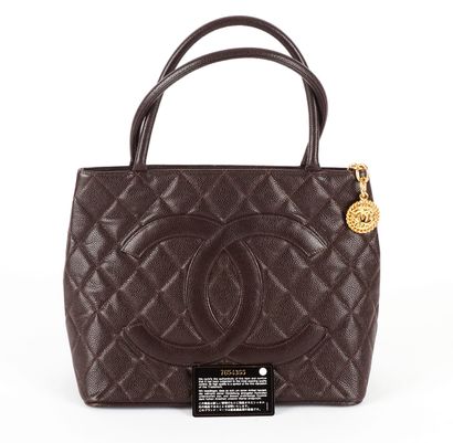 CHANEL
Chanel Brown Caviar Medallion tote...