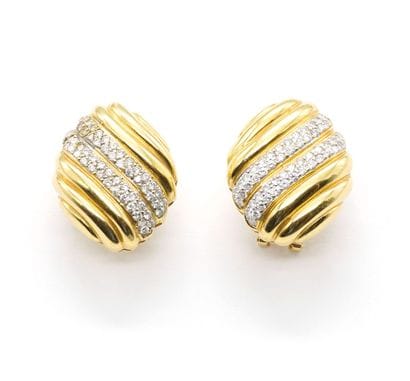 OR 18K, DIAMANTS / 18K GOLD, DIAMONDS
Boucles...