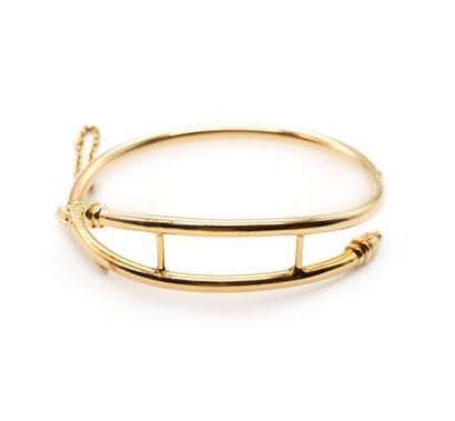 OR 14K / 14K GOLD
Bracelet rigide en or 14K.
Poids...