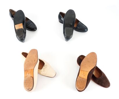 CHANEL
Four (4) pairs of Chanel shoes in...