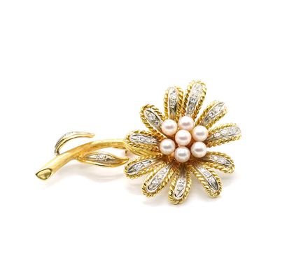 OR 18K, PERLES, DIAMANTS / 18K GOLD, PEARLS,...