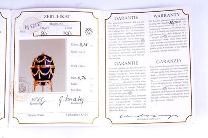FABERGE, NEW YORK
Imperial egg, jewelry box,...