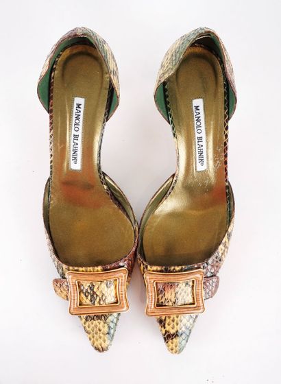 MANOLO BLAHNIK
Three (3) pairs of Manolo...