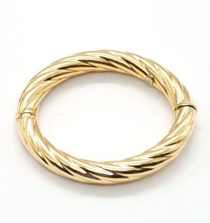 OR 14K / 14K GOLD
Bracelet rigide ouvrant...