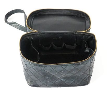 CHANEL
Chanel cosmetic toiletry bag in quilted...