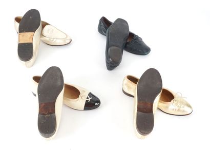 CHANEL
Four (4) pairs of Chanel shoes in...