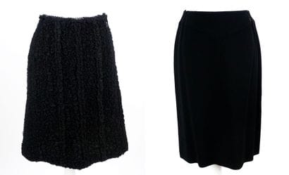 CHANEL
Deux jupes Chanel, une en fine tulle...