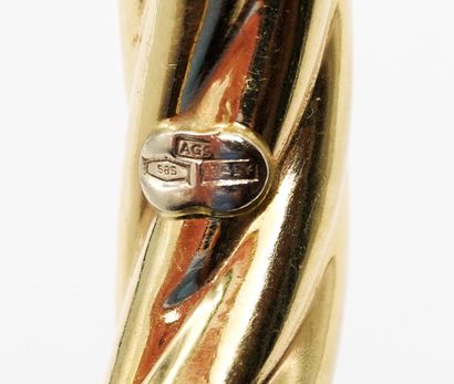 OR 14K / 14K GOLD
Bracelet rigide ouvrant...