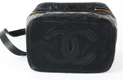 CHANEL
Chanel cosmetic toiletry bag in quilted...