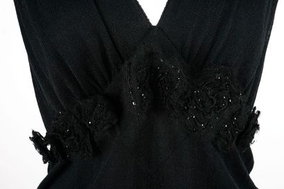 CHANEL
Robe noire Chanel, 74 % coton, avec...