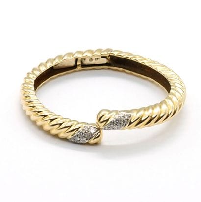 OR 14K, DIAMANTS / 14K GOLD, DIAMONDS
Bracelet...