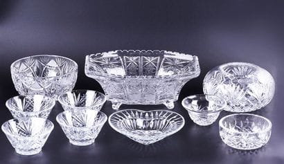 DANS LE GOÛT DE WATERFORD
Ensemble en cristal...
