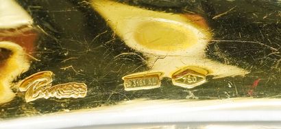 OR 18K, DIAMANTS / 18K GOLD, DIAMONDS
Broche...
