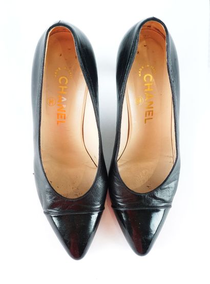 CHANEL
Three (3) pairs of Chanel heeled shoes...