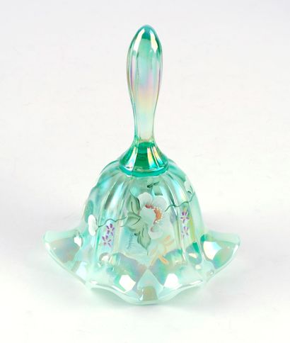 FENTON
Ensemble Fenton en verre Birman peinte...
