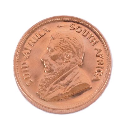 KRUGERRAND OR / GOLD
Une monnaie Krugerrand...
